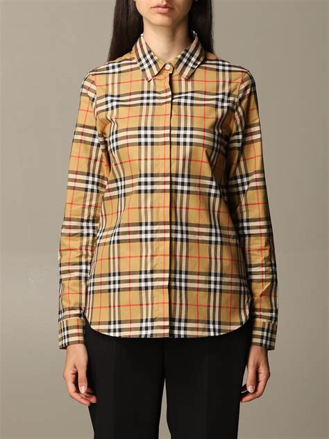 mantella burberry bimba|Burberry Shirt With Check Pattern In Yellow .